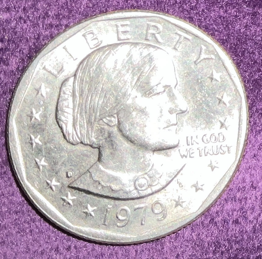 Susan B. Anthony 1979 D  coin collectible - Main Image 1
