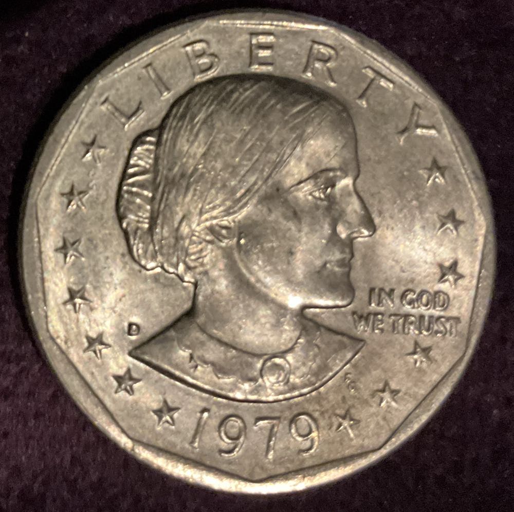 Susan B. Anthony 1979 D  coin collectible - Main Image 3