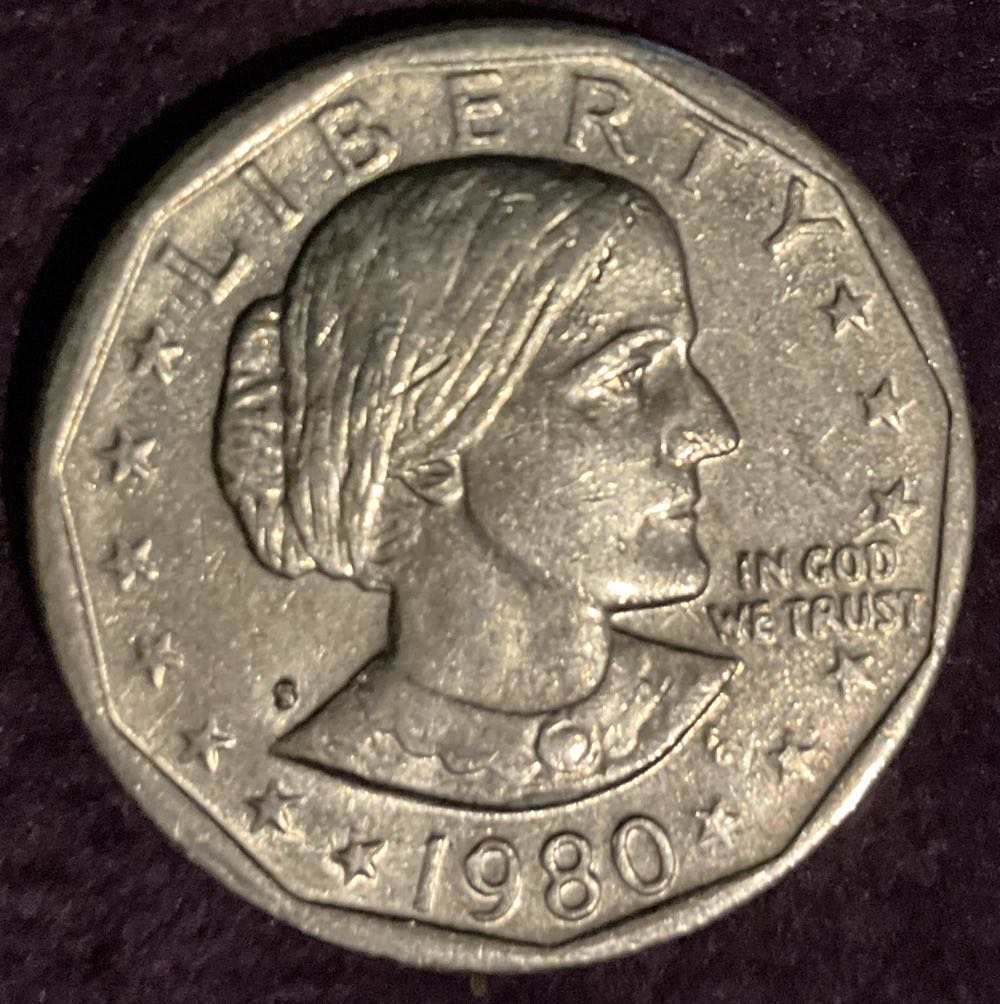 Susan B. Anthony 1980 S  coin collectible - Main Image 3