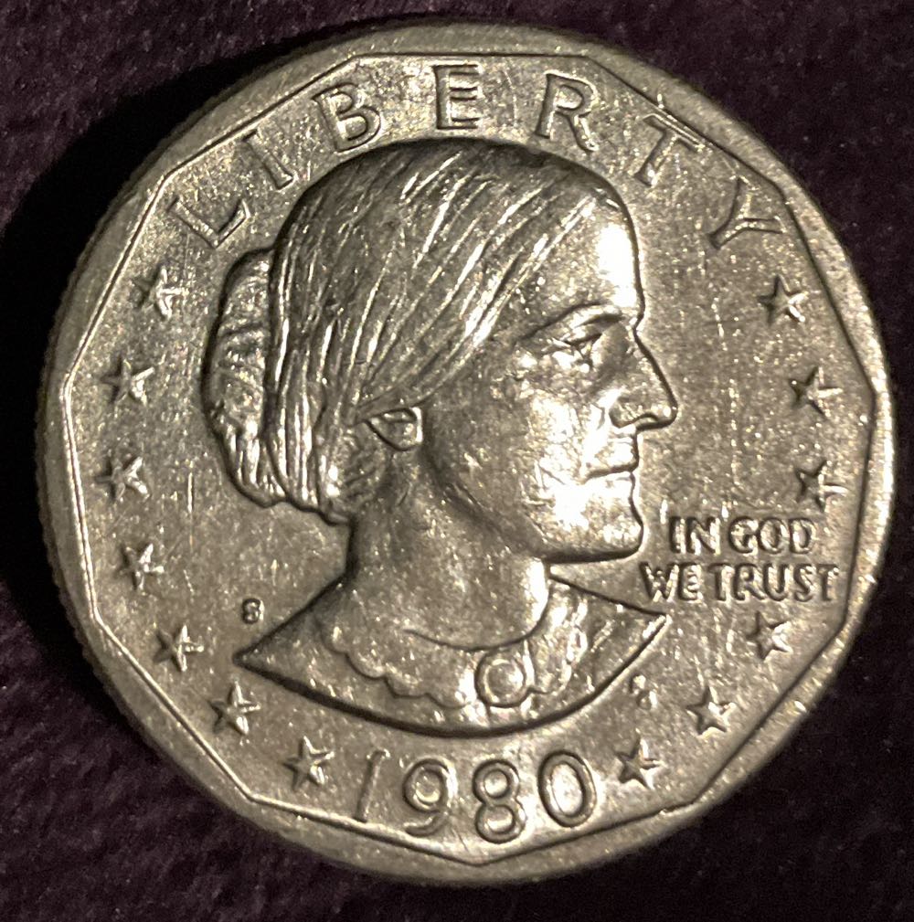 Susan B. Anthony 1980 S  coin collectible - Main Image 3