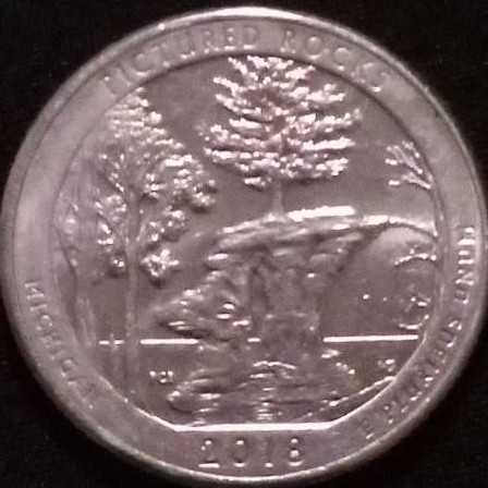 2018 D Pictured Rocks National Lakeshore  coin collectible - Main Image 2