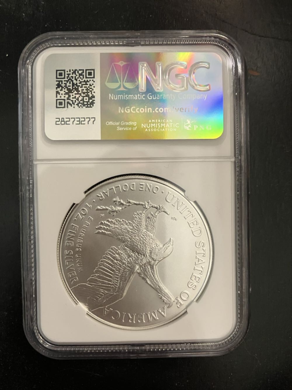 2024 Silver Eagle  coin collectible - Main Image 2