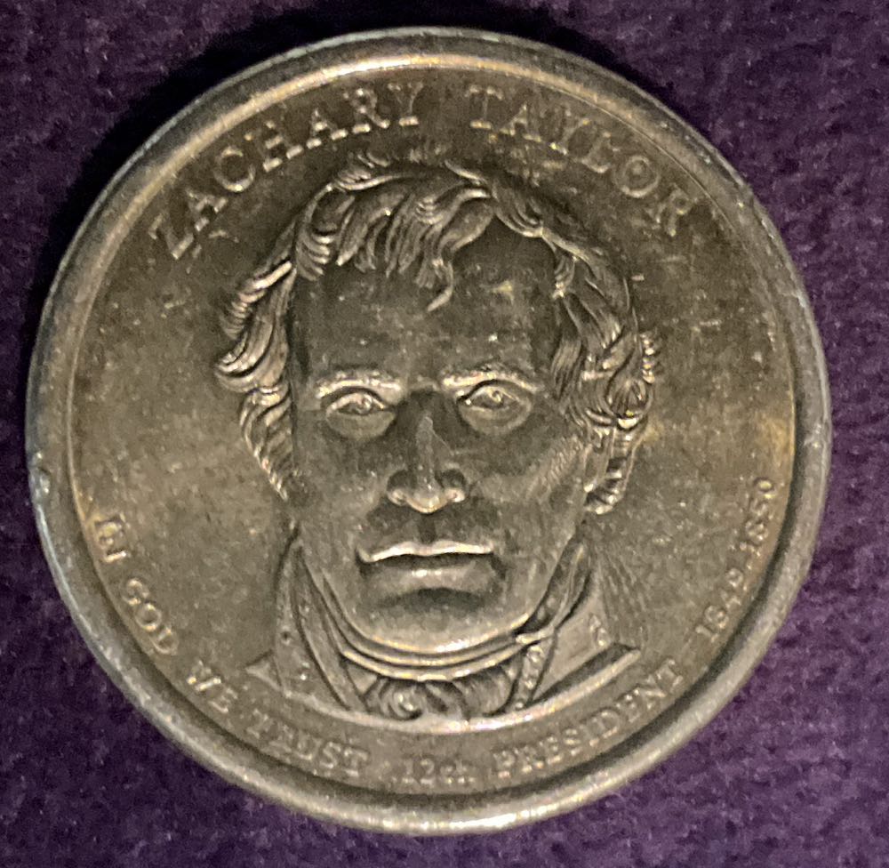 Dollar President 12th Zachery Taylor  coin collectible - Main Image 3