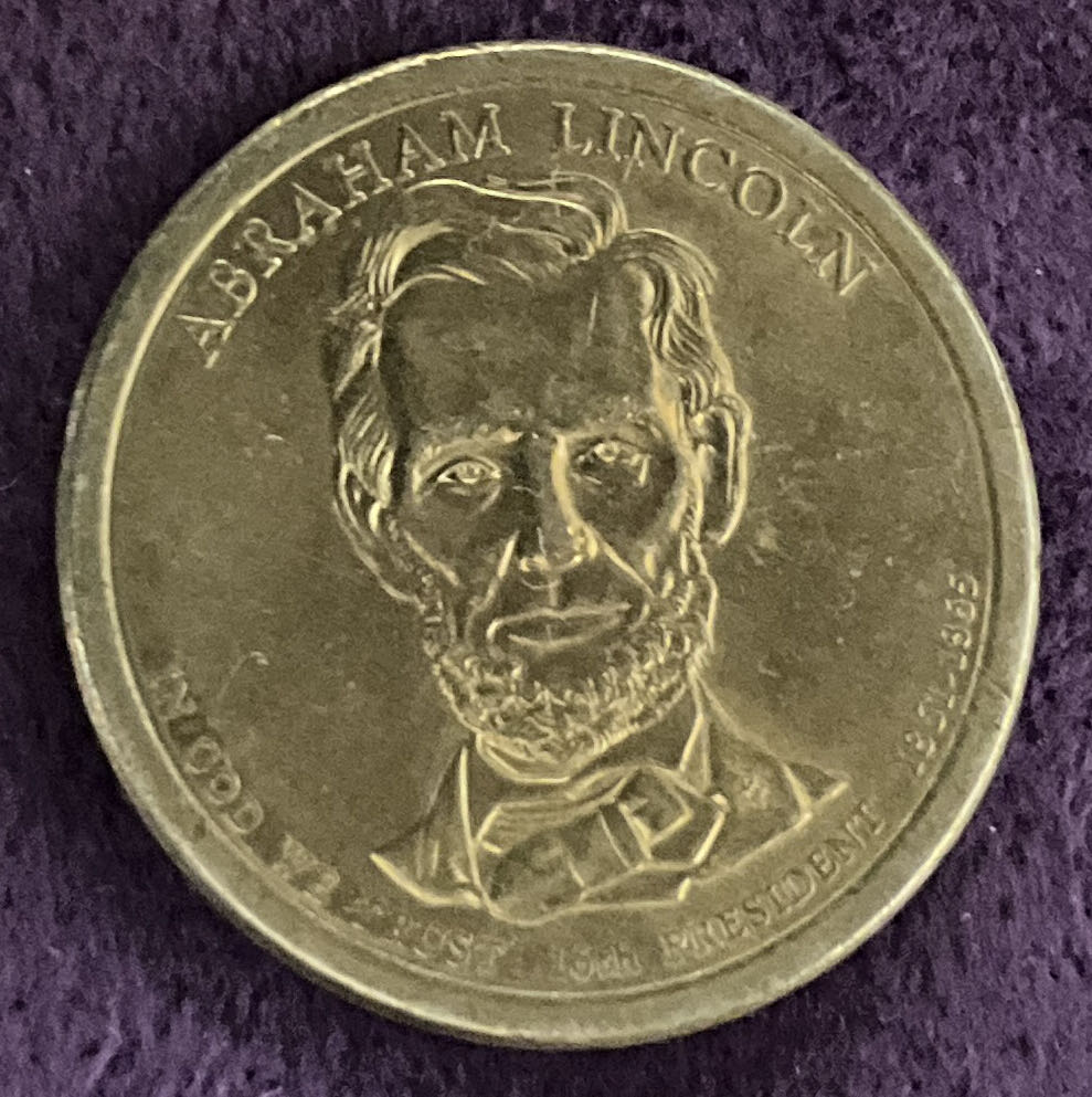 Dollar President 16th Abraham Lincoln  coin collectible - Main Image 3