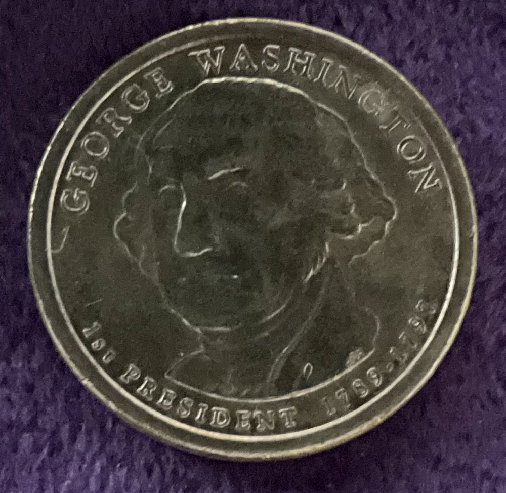 Dollar President 1st George Washington  coin collectible - Main Image 3