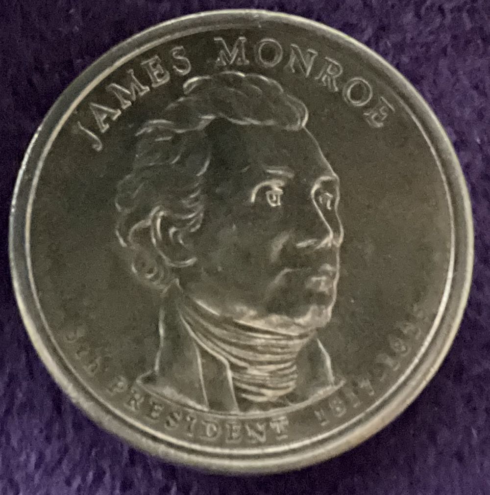 Dollar President 5th James Monroe  coin collectible - Main Image 3