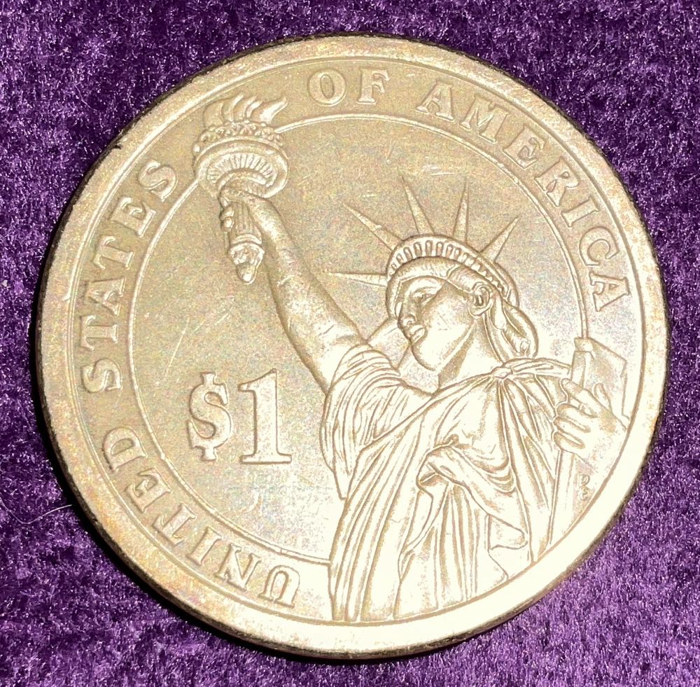 Dollar President 2nd John Adams  coin collectible - Main Image 2