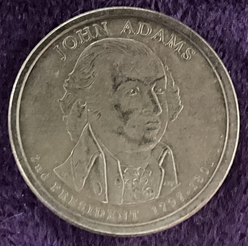 Dollar President 2nd John Adams  coin collectible - Main Image 3