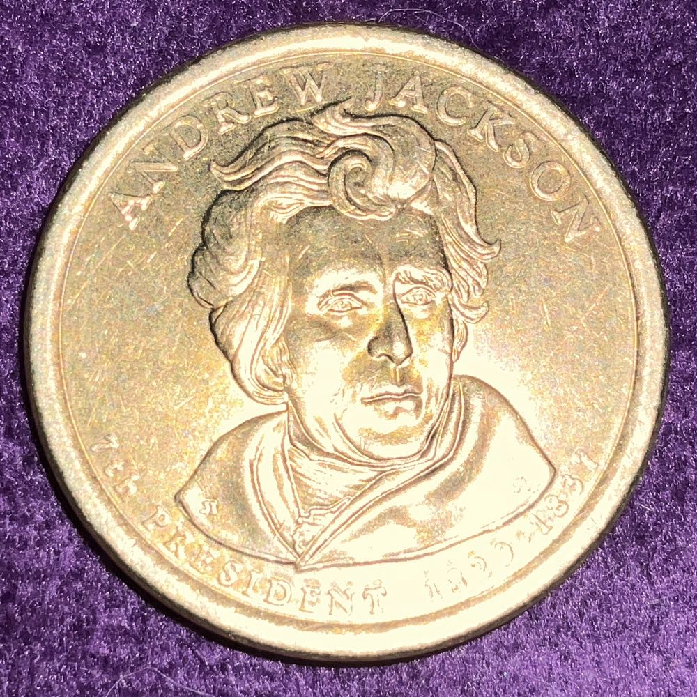 Dollar President 7th Andrew Jackson coin collectible - Main Image 1