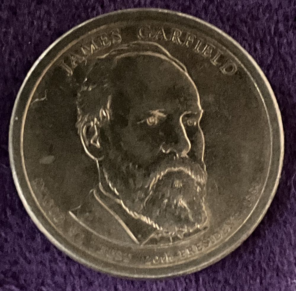 Dollar President 20th James Garfield  coin collectible - Main Image 3