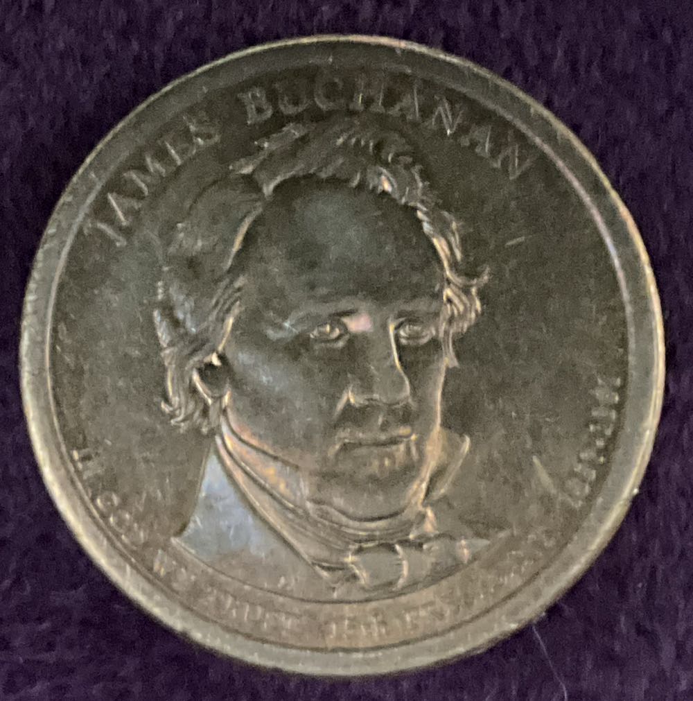 Dollar President 15th James Buchanan  coin collectible - Main Image 3