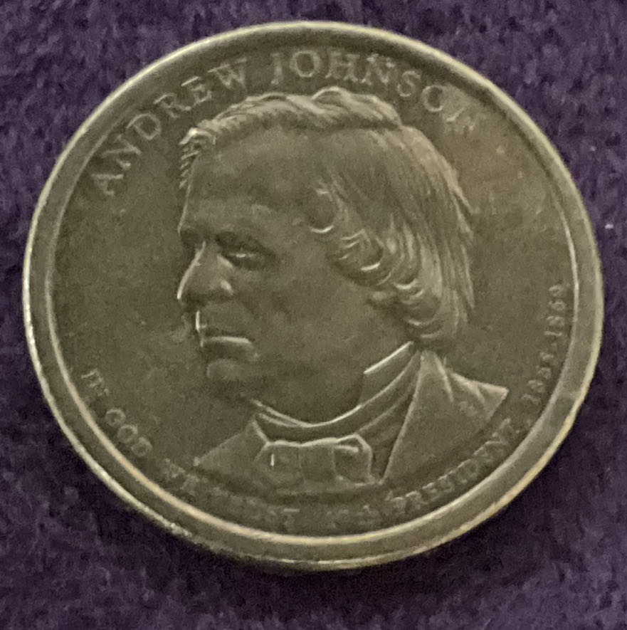 Dollar President 17th Andrew Johnson  coin collectible - Main Image 3