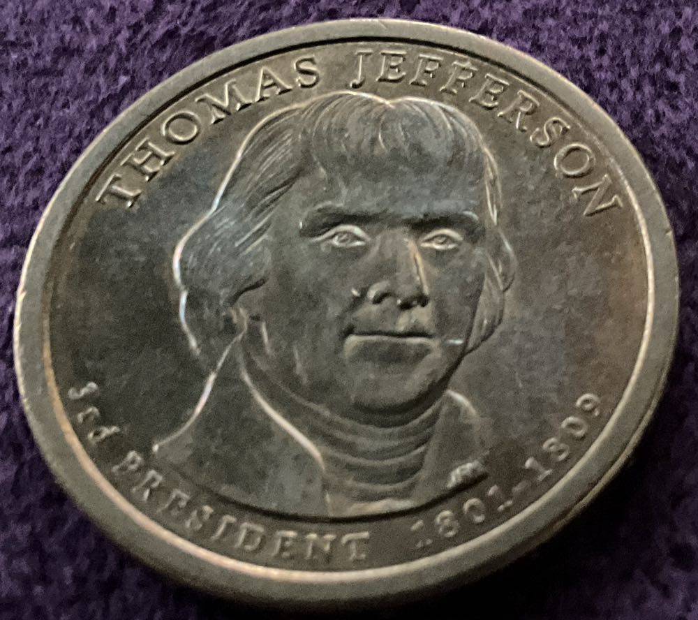 Dollar President 3rd Thomas Jefferson  coin collectible - Main Image 3