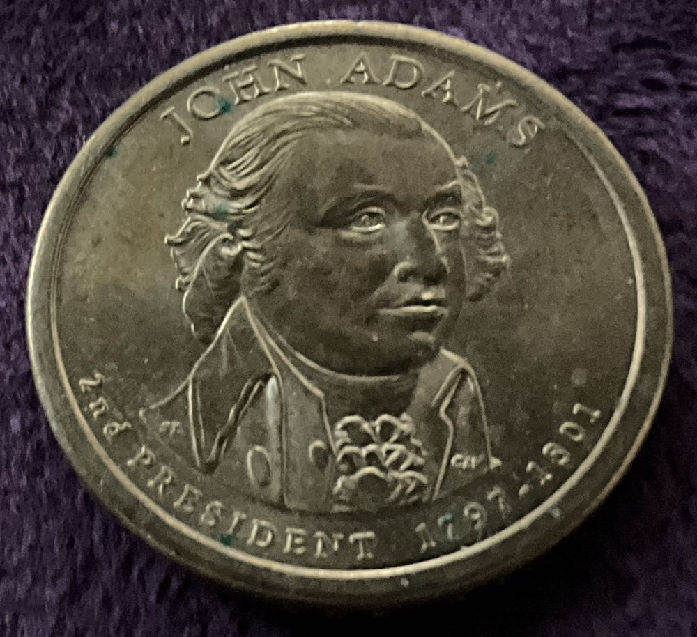 Dollar President 2nd John Adams  coin collectible - Main Image 3