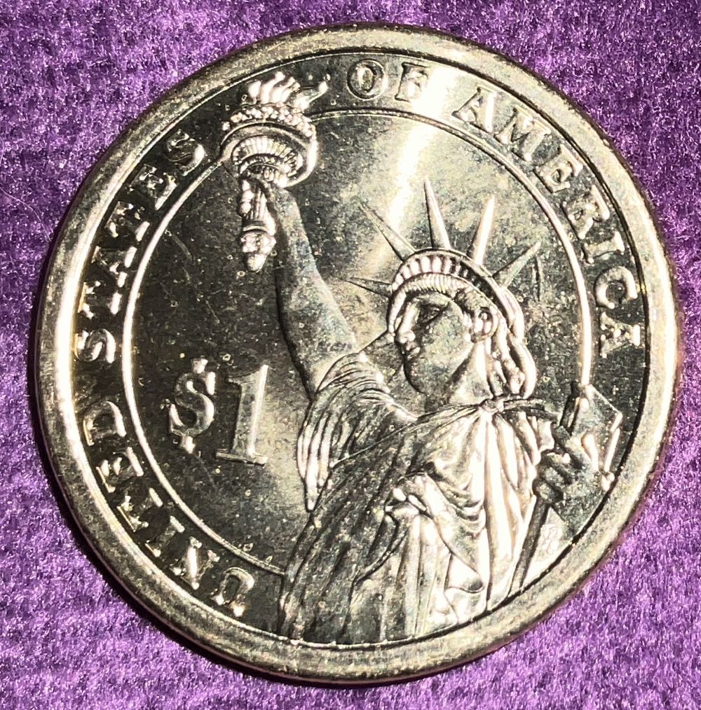 Dollar President 2nd John Adams  coin collectible - Main Image 2