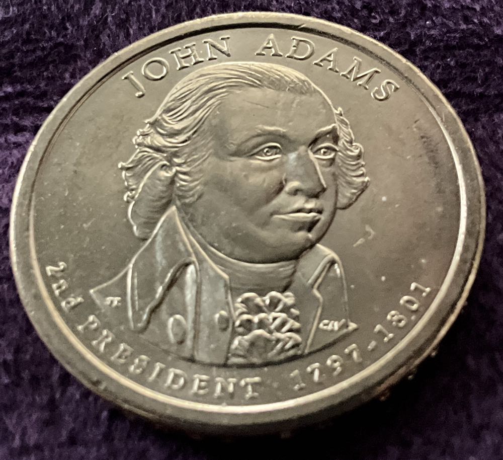 Dollar President 2nd John Adams  coin collectible - Main Image 3
