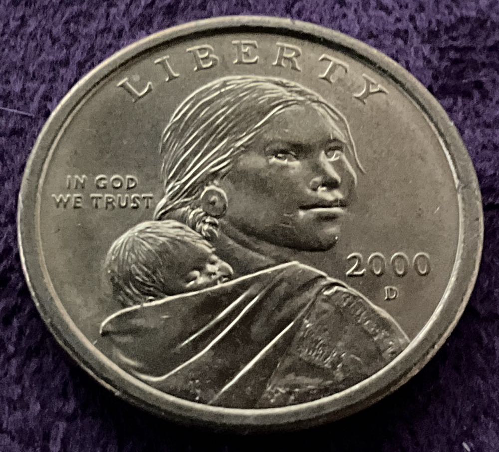 Sacagawea Dollar 2000 D  coin collectible - Main Image 3