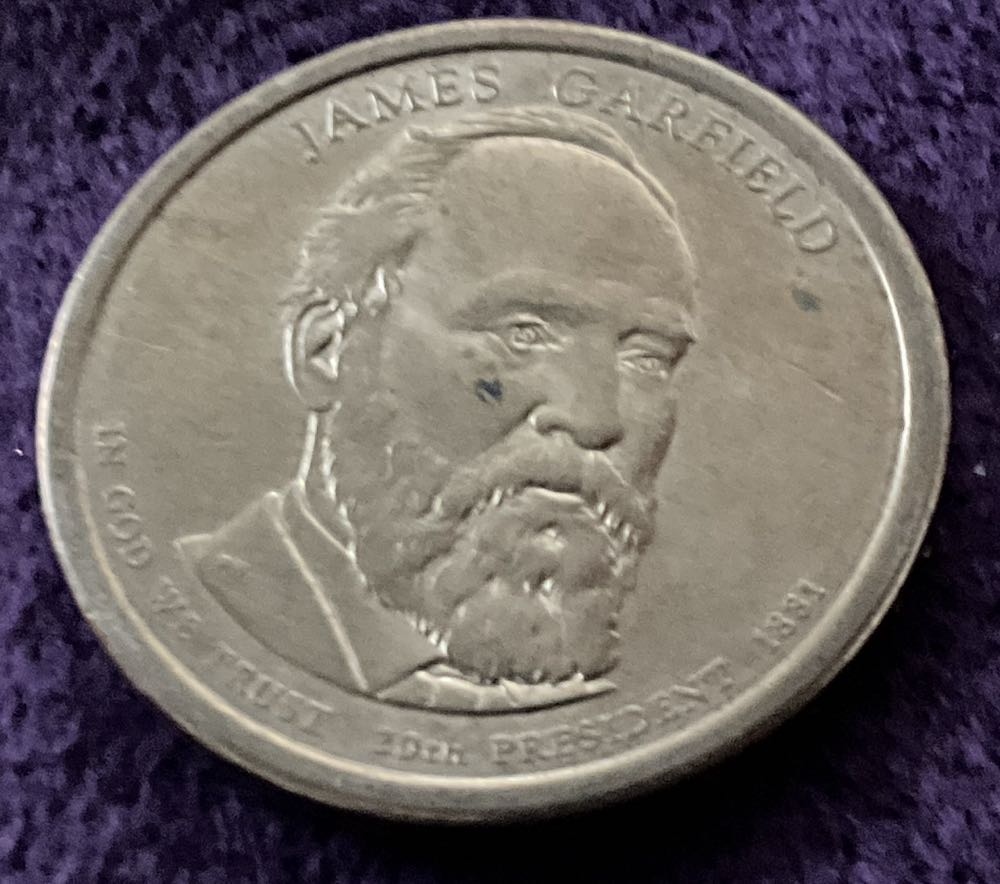 Dollar President 10th James Garfield  coin collectible - Main Image 3