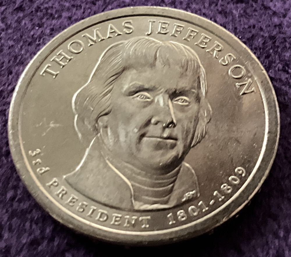 Dollar President 3rd Thomas Jefferson  coin collectible - Main Image 3