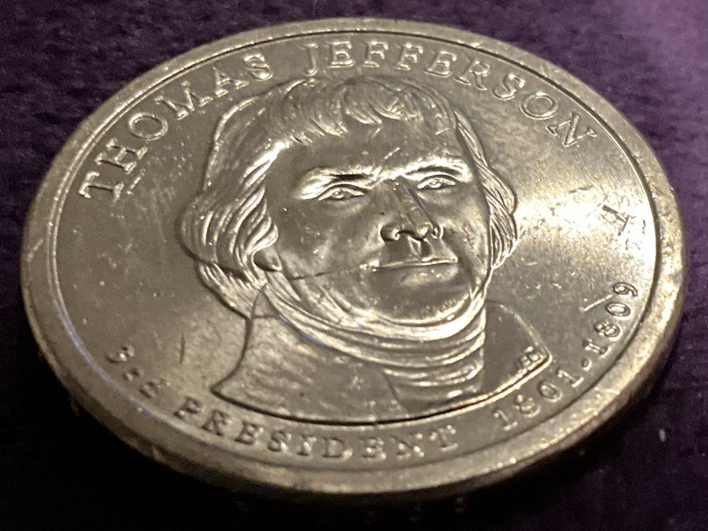 Dollar President 3rd Thomas Jefferson  coin collectible - Main Image 3
