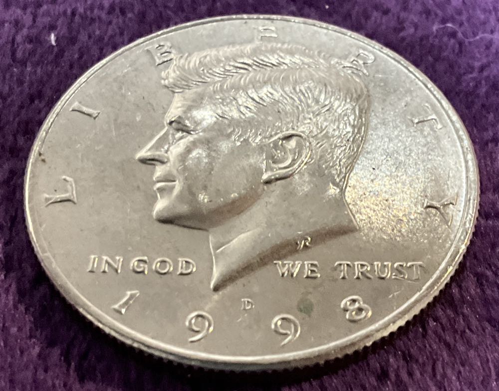 Half Dollar JFK 1998 D 2  coin collectible - Main Image 3