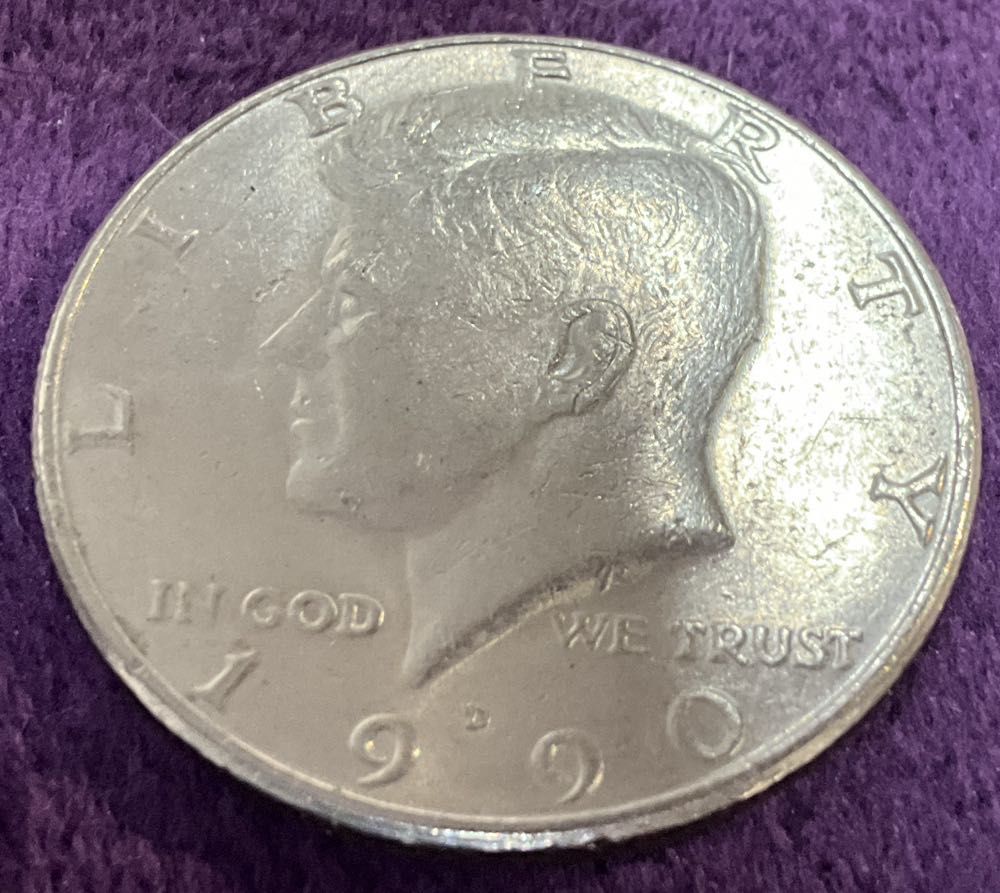 Half Dollar JFK 1990 D 1  coin collectible - Main Image 3