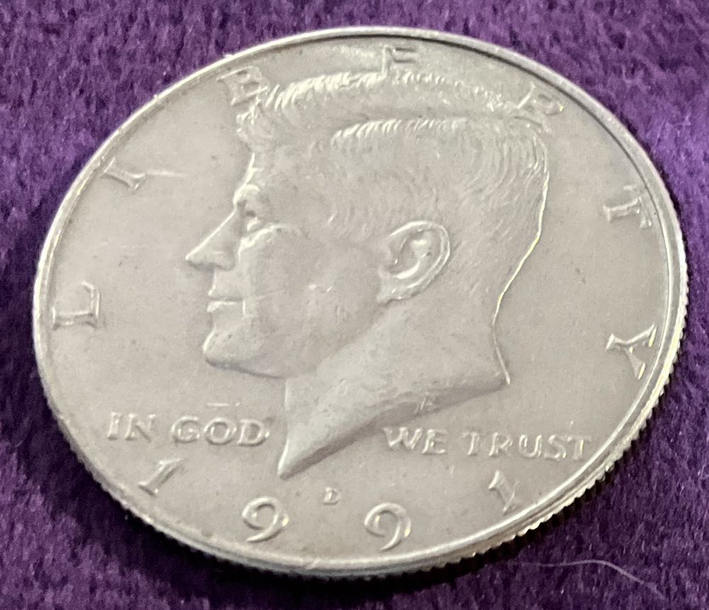 Half Dollar JFK 1991 D 1  coin collectible - Main Image 3