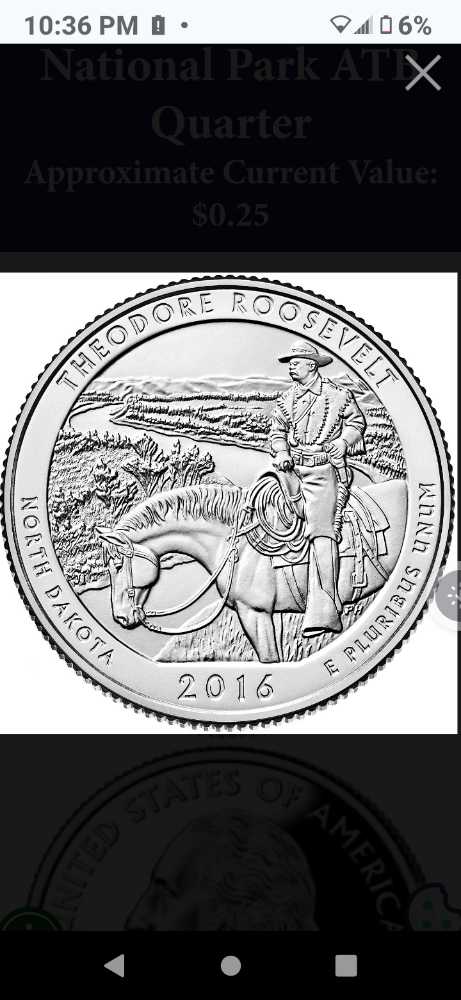 2016 D U.S. National Parks Washington Quarter   coin collectible - Main Image 2
