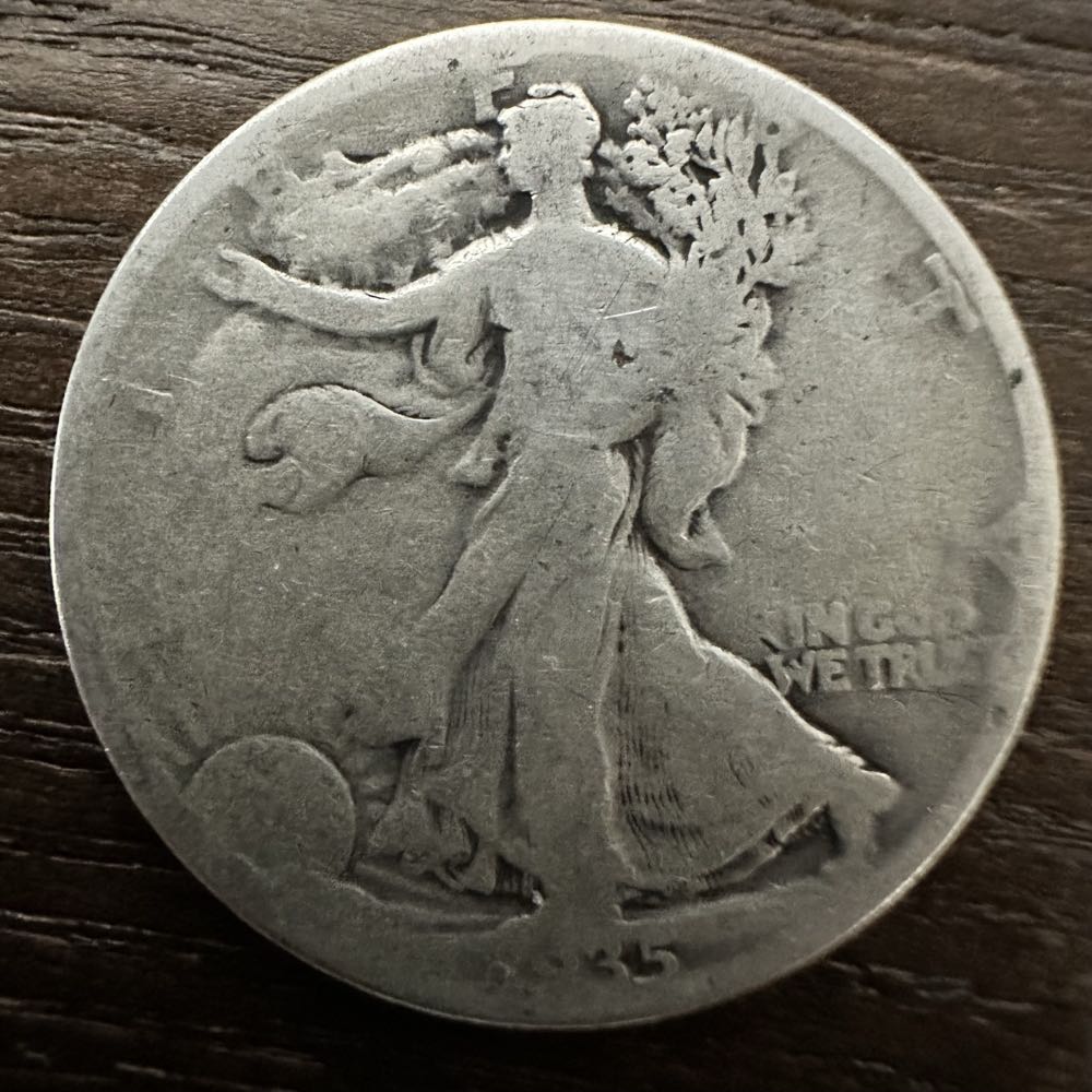 Walking Liberty Half Dollar - 1916-1947  coin collectible - Main Image 3