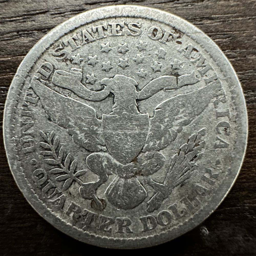 Barber Quarter Dollar - 1892-1916  coin collectible - Main Image 4
