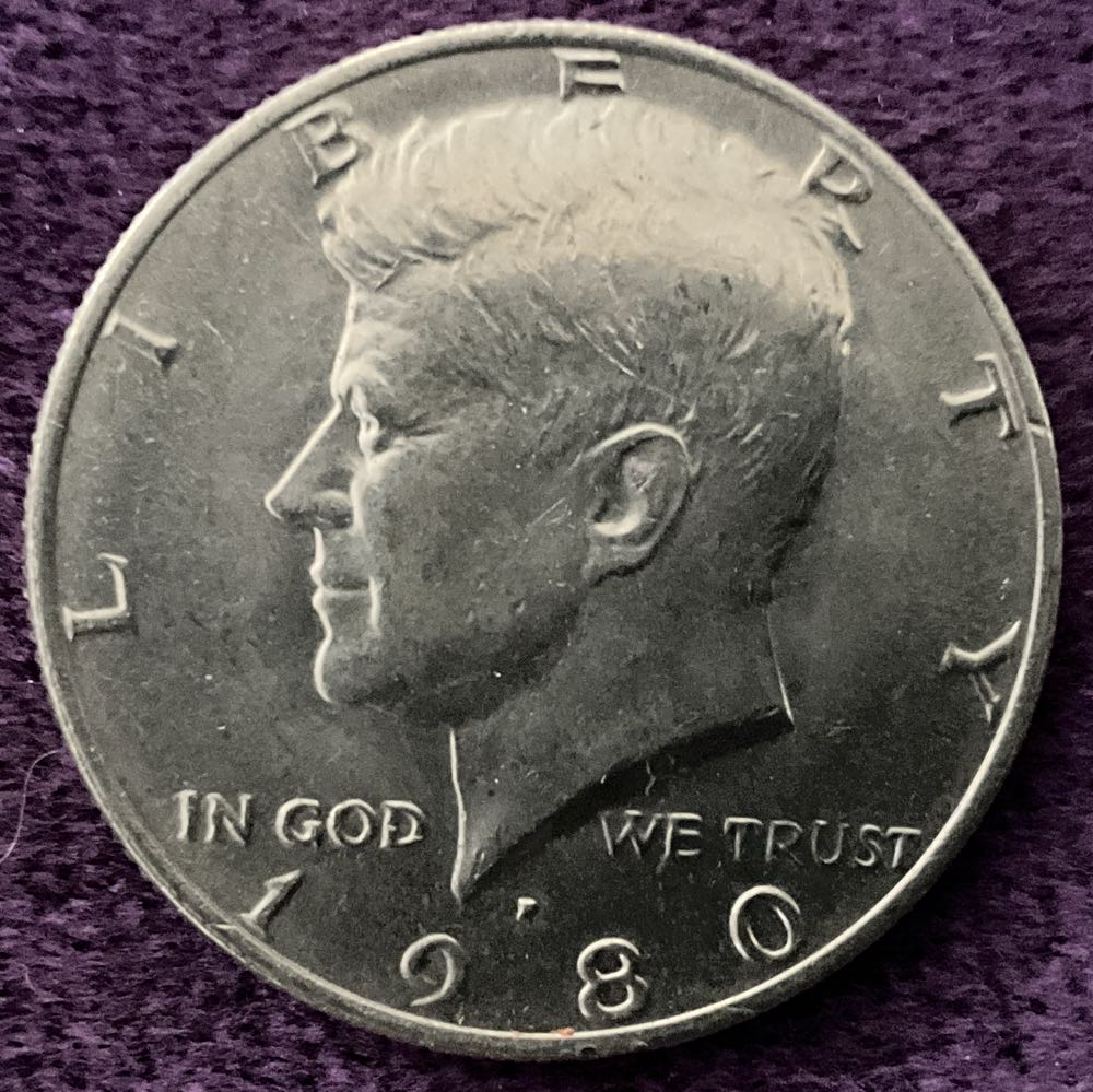 Half Dollar JFK 1980 P 2  coin collectible - Main Image 3