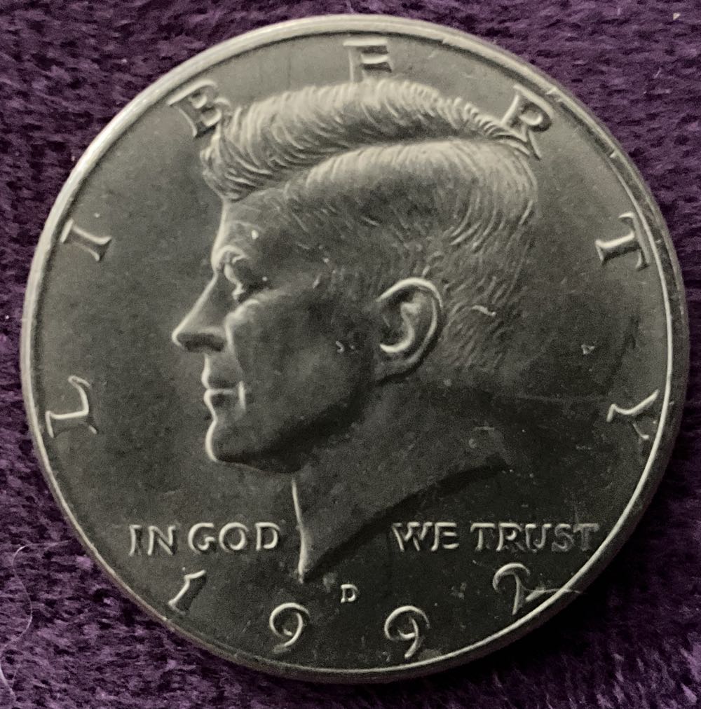 Half Dollar JFK 1992 D 1  coin collectible - Main Image 3