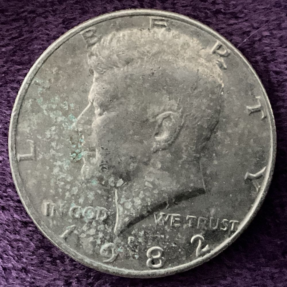 Half Dollar JFK 1982 D 1  coin collectible - Main Image 3