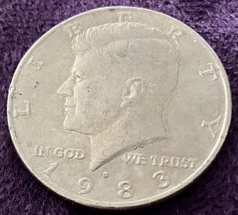 Half Dollar JFK 1983 D 1  coin collectible - Main Image 3
