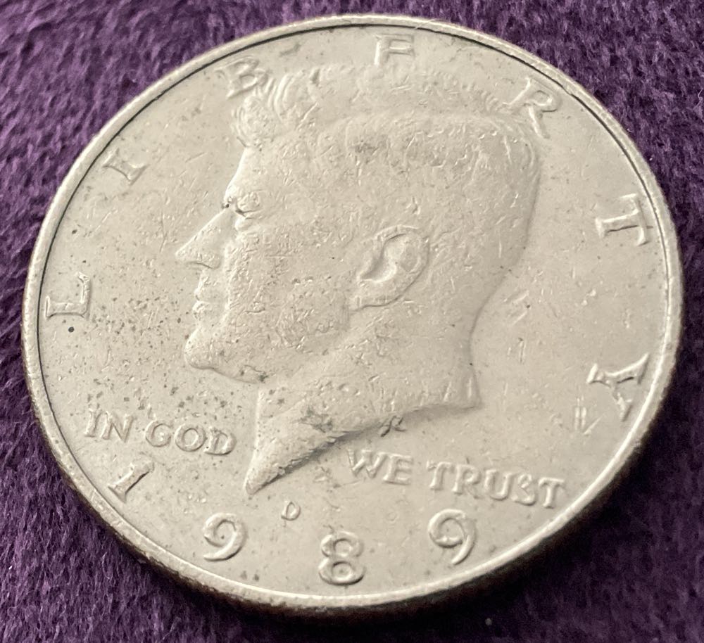 Half Dollar JFK 1989 D 1  coin collectible - Main Image 3