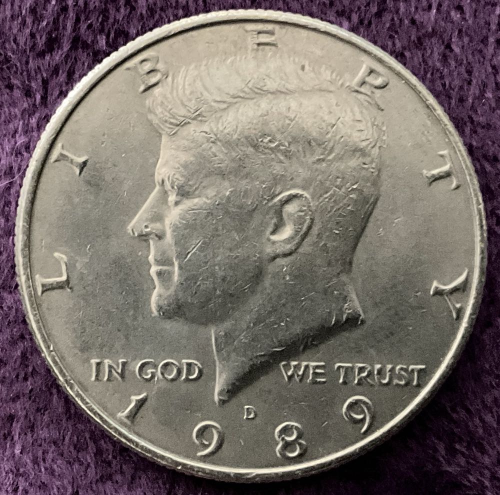 Half Dollar JFK 1989 D 3  coin collectible - Main Image 3