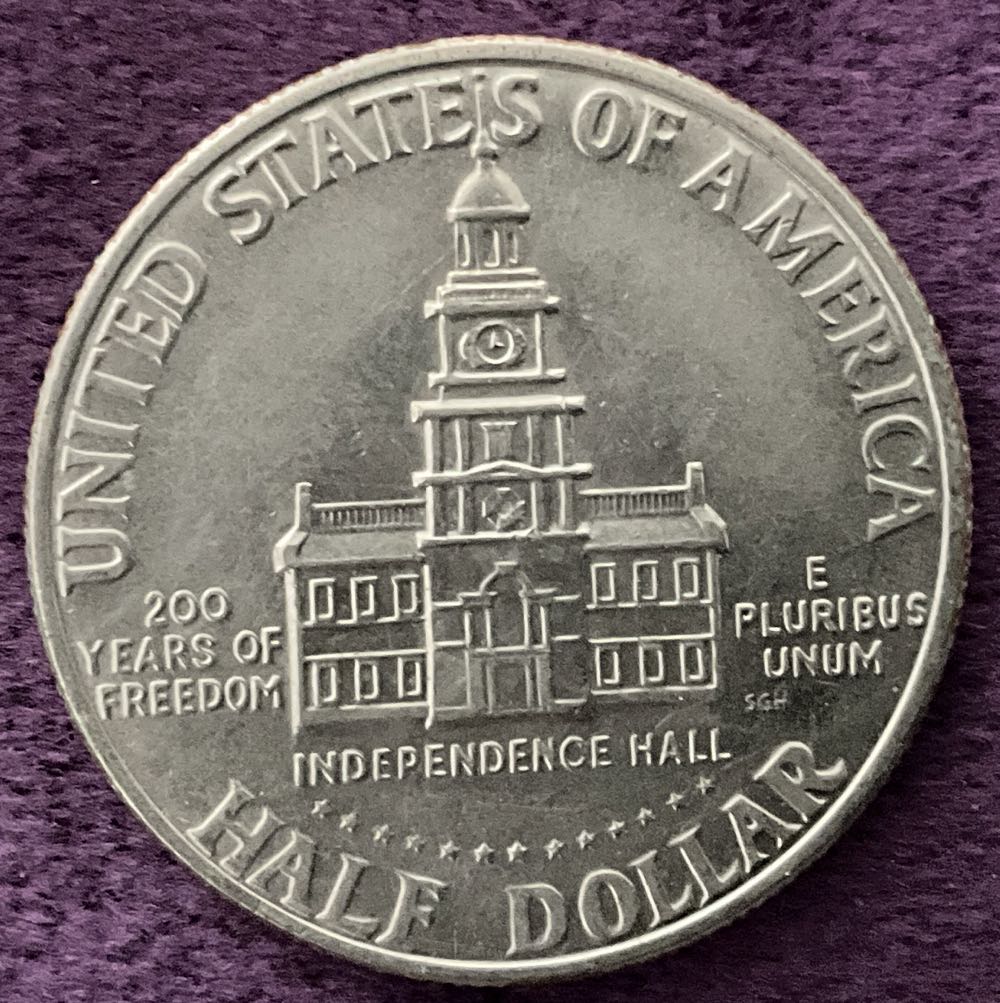 Half Dollar JFK 1976 D Bi-Centennial 2  coin collectible - Main Image 4