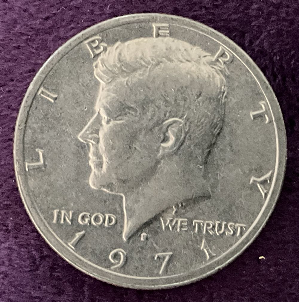 Half Dollar JFK 1971 D 2  coin collectible - Main Image 3