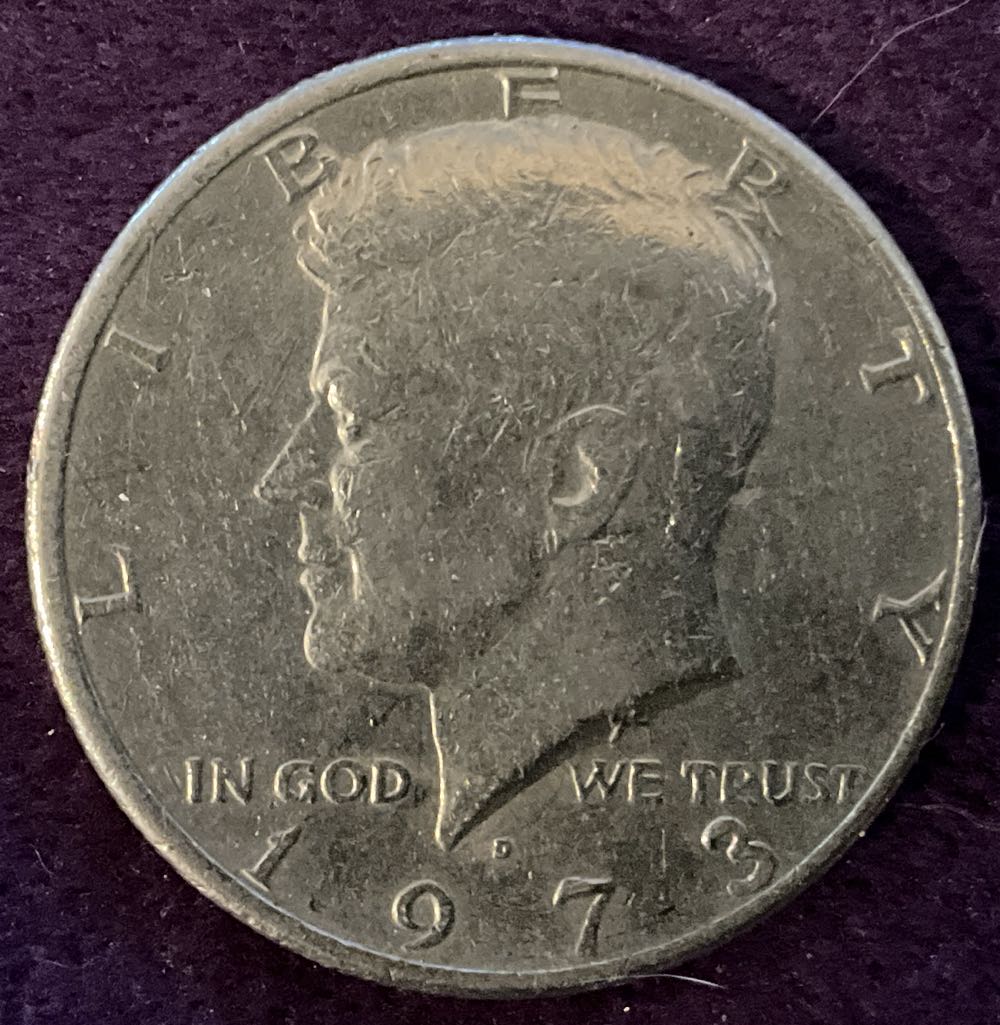 Half Dollar JFK 1973 D 2  coin collectible - Main Image 3