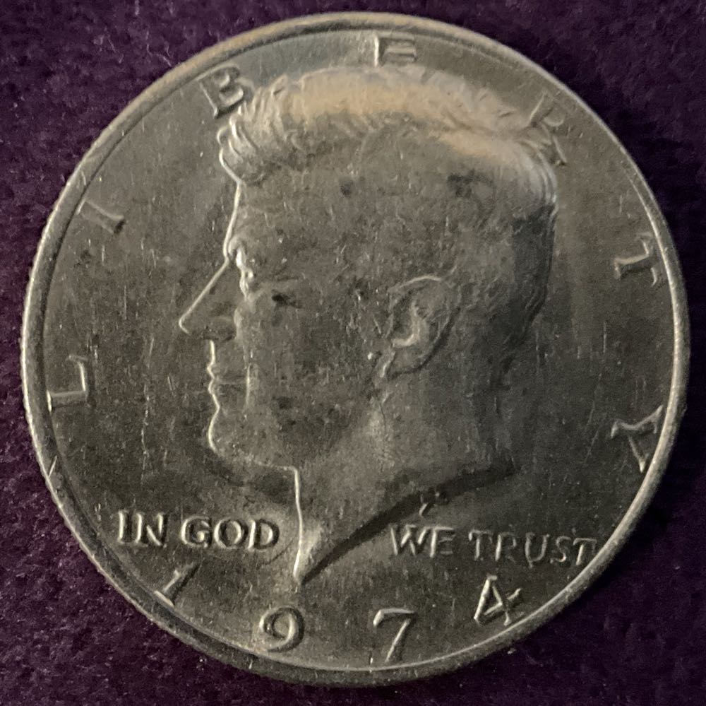 Half Dollar JFK 1974 D 1  coin collectible - Main Image 3