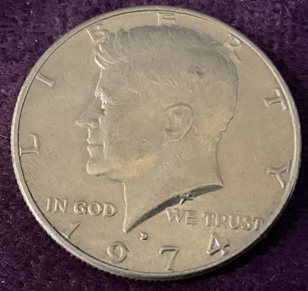 Half Dollar JFK 1974 D coin collectible - Main Image 1