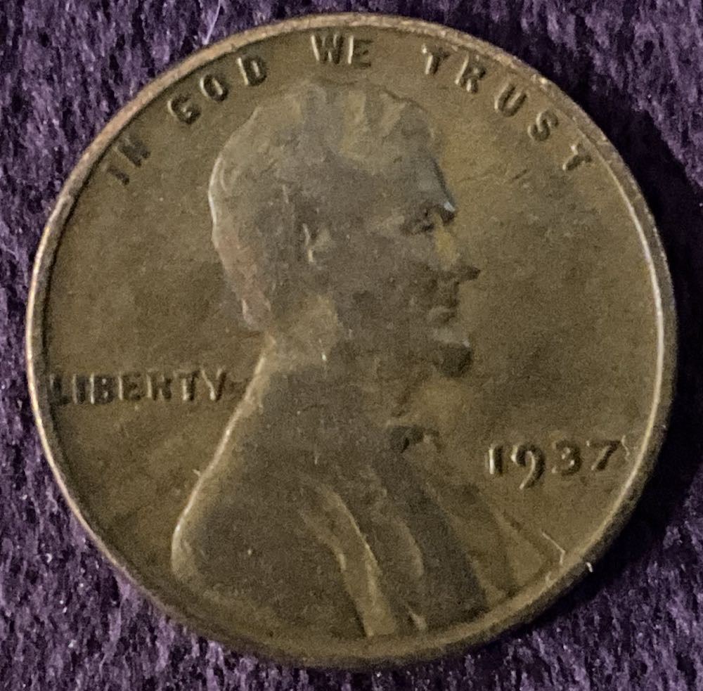 Penny 1937 Lincoln  coin collectible - Main Image 3