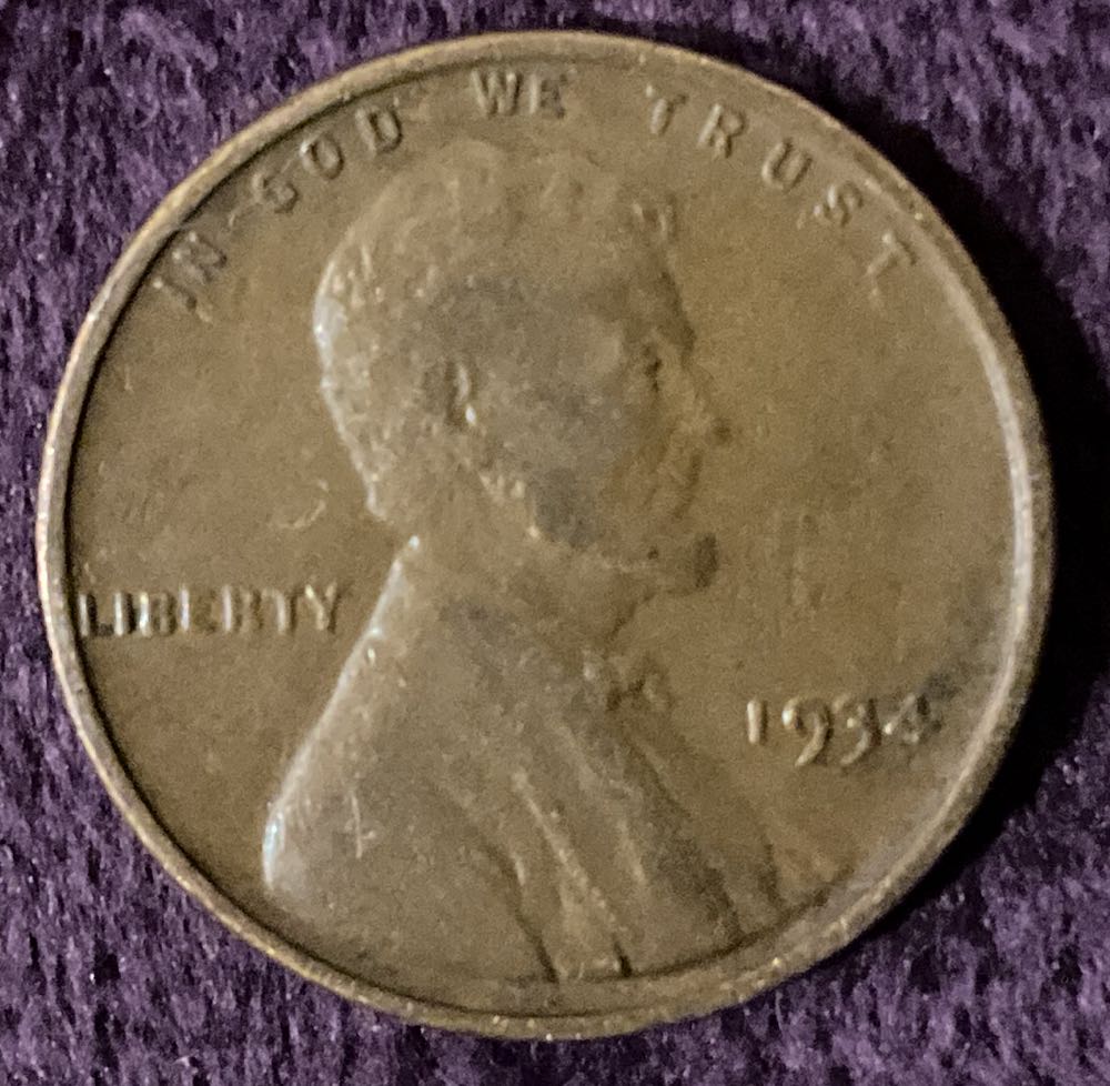 Lincoln Wheat Penny 1934  coin collectible - Main Image 3