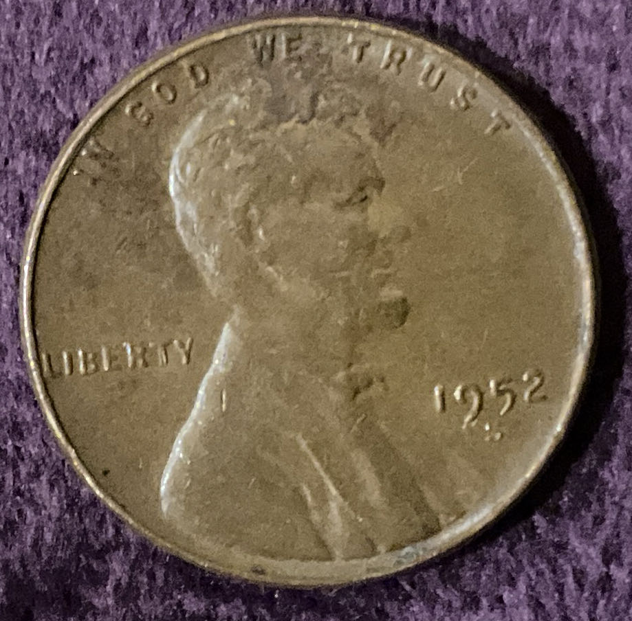 Penny 1952 Lincoln S 1  coin collectible - Main Image 3