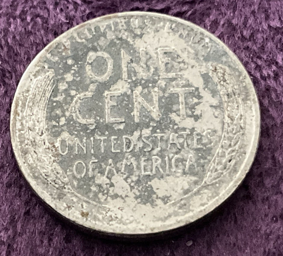 Penny 1943 Lincoln Steel 2  coin collectible - Main Image 2