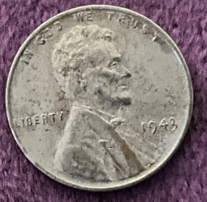 Penny 1943 Lincoln Steel 2  coin collectible - Main Image 3