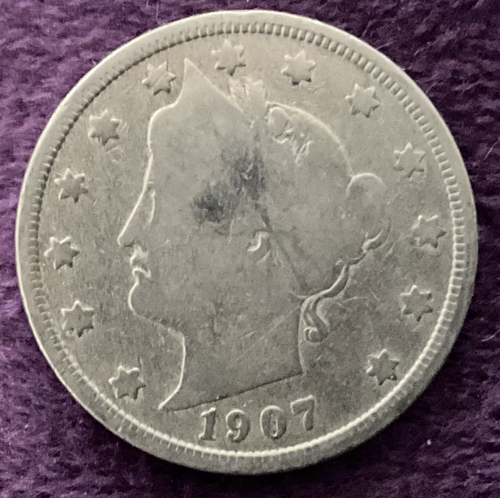 Nickel Liberty 1907 1  coin collectible - Main Image 3