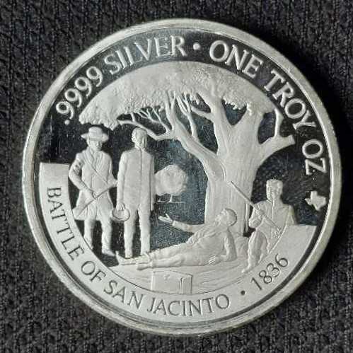 Texas Mint Revolution Series San Jacinto  coin collectible - Main Image 2