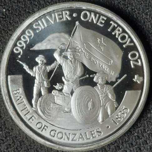 Texas Mint Revolution Series Gonzales  coin collectible - Main Image 2