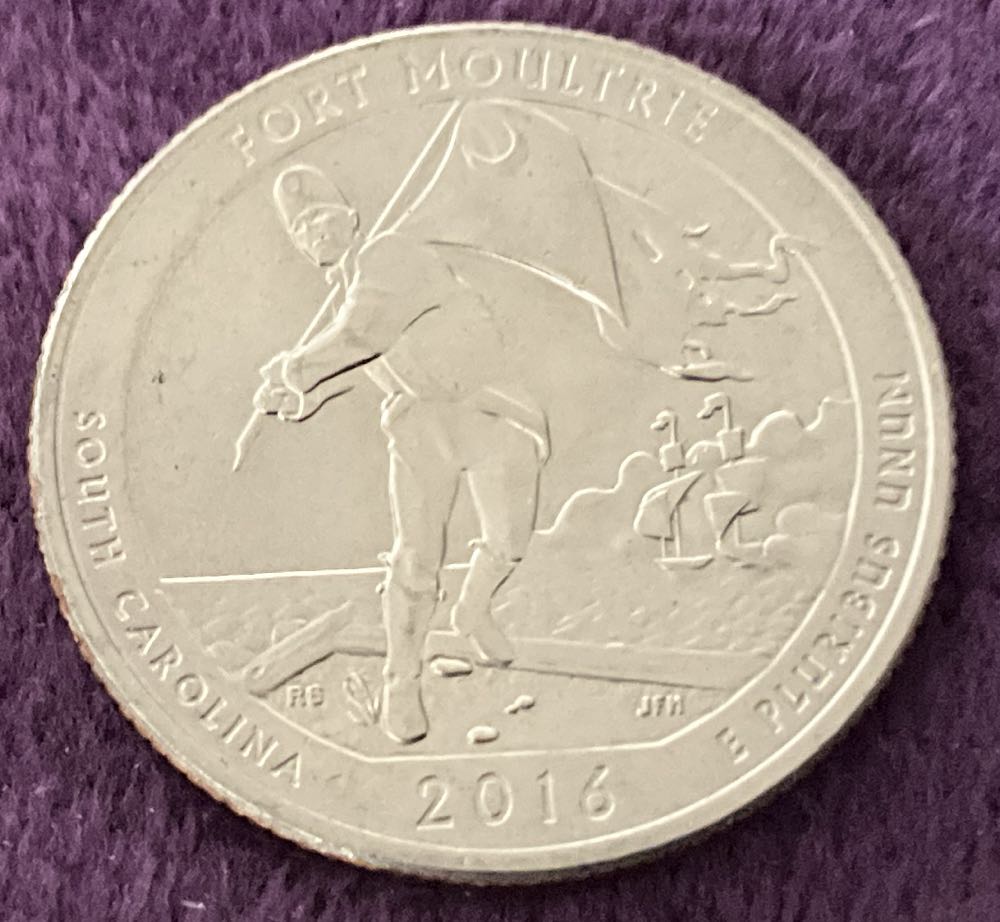 Washington Quarter 2016 D Fort Moultrie  coin collectible - Main Image 2